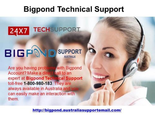 Bigpond Technical Support