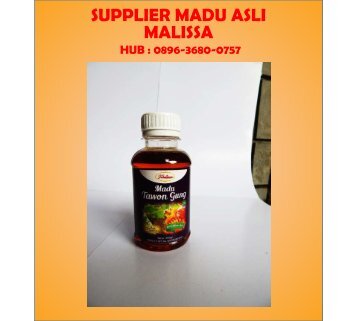 MURNI, TELP  0896-3680-0757, Reseller Madu Asli Malissa