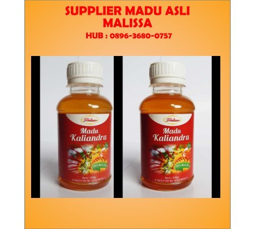 MURNI, TELP : 0896-3680-0757, Distributor Madu Asli Malissa