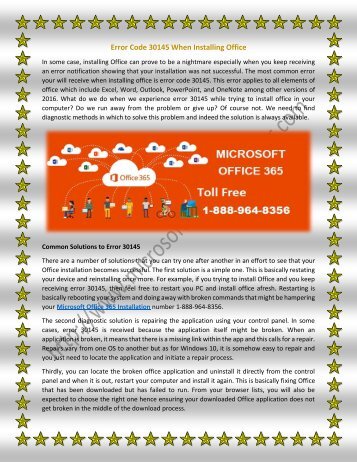 Office 365 Tech Support Number 1-888-964-8356