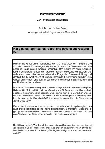 Psychohygiene - Arbeitsgemeinschaft Psychosoziale Gesundheit