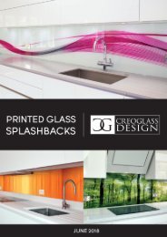 Creoglass Printed Splashback Catalogue - June 2018