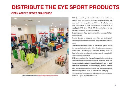 EYESPORT SPORT CATALOGUE 2018