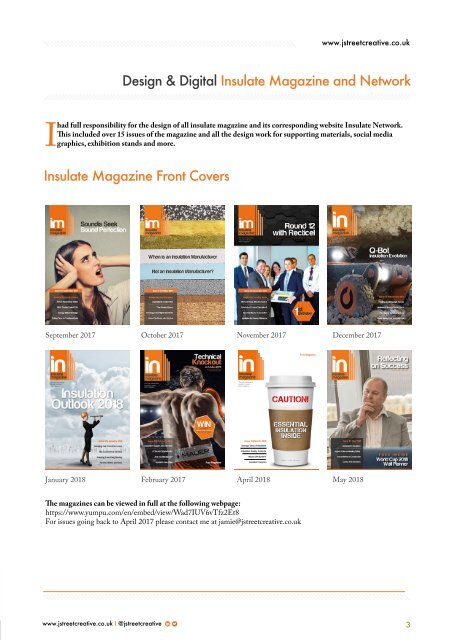 Jstreet Creative - Digital Marketing and Graphics Design Portfolio