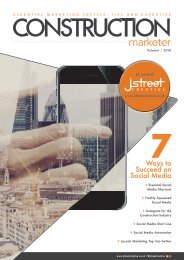 Construction Marketer Volume 1 2018 - Social Media
