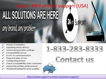 Canon MFP technical Support