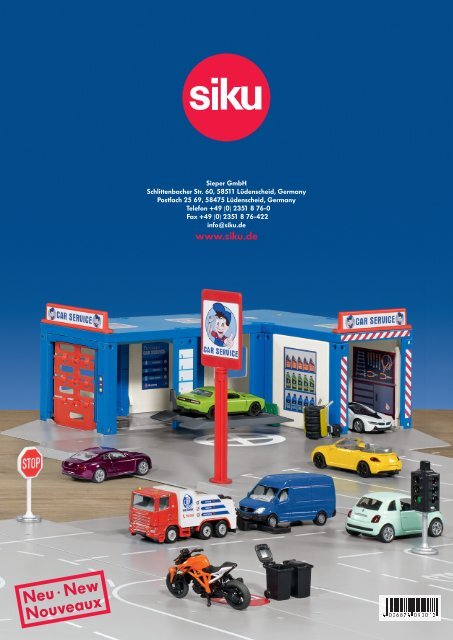 SIKU - MAN camion surbaisse avec chargeuse JCB 1:87 - Voitures - Rue du  Commerce