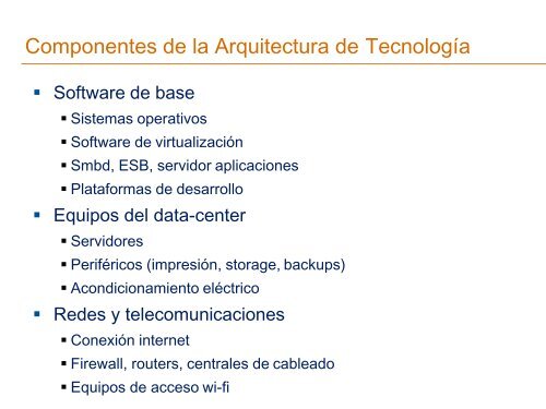 ARQUITECTURA EMPRESARIAL