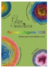 Garnmanufaktur Magazin 2018