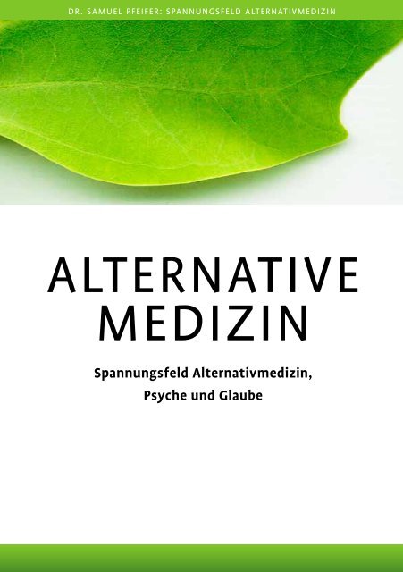 Spannungsfeld Alternativmedizin, Psyche und ... - seminare-ps.net