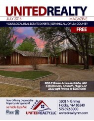 United Realty Magazine July 2018