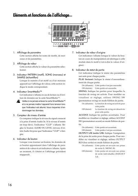 Guide d'utilisation Korg Electribe ESX-1 en