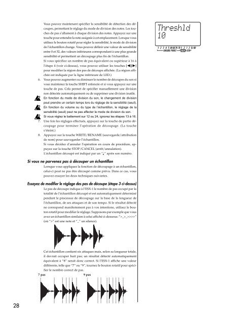 Guide d'utilisation Korg Electribe ESX-1 en