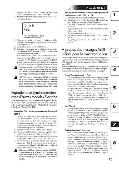 Guide d'utilisation Korg Electribe ESX-1 en