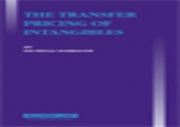 PDF The Transfer Pricing of Intangibles | Download file