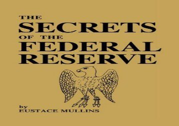 Read The Secrets of the Federal Reserve | pDf books