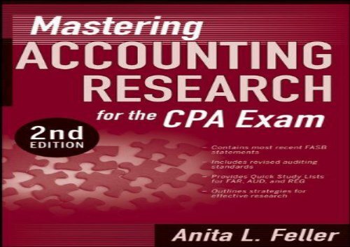 Read Mastering Accounting Research for the CPA Exam | PDF File