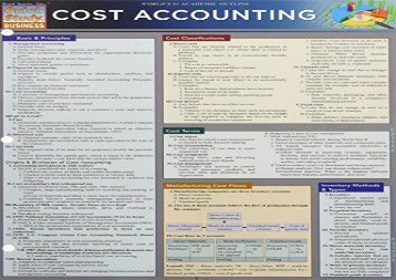 Download Cost Accounting (Quick Study: Business) | PDF File