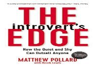 PDF The Introvert s Edge: How the Quiet and Shy Can Outsell Anyone | Ebook