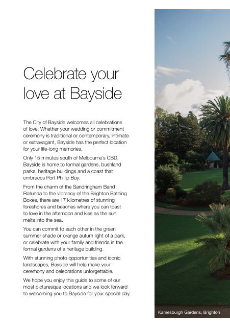 Bayside Wedding Guide