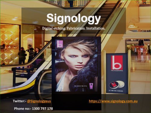 Leading Provider of Signs in Melbourne by Signology