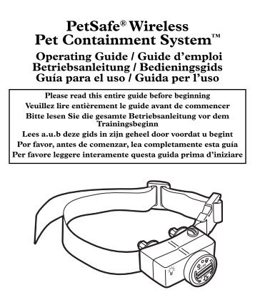 PetSafe® Wireless Pet Containment System™