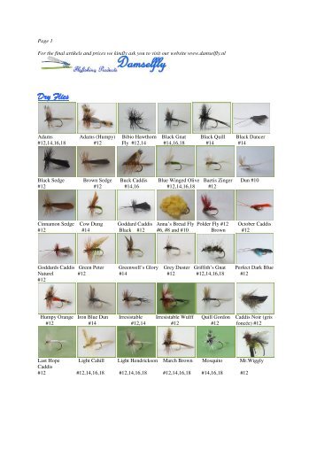 Dry Flies Dry Flies - Damselfly