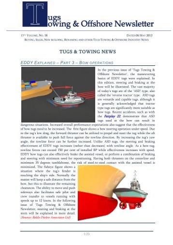 tugs & towing news - Towingline.com