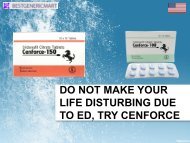 DO NOT MAKE YOUR LIFE DISTURBING DUE TO ED, TRY CENFORCE