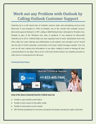 Microsoft Outlook Customer Support +1-833-445-7444 Toll-Free Number