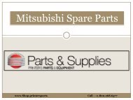 Buy Mitsubishi Spare Parts at  - Shop.PrintersParts