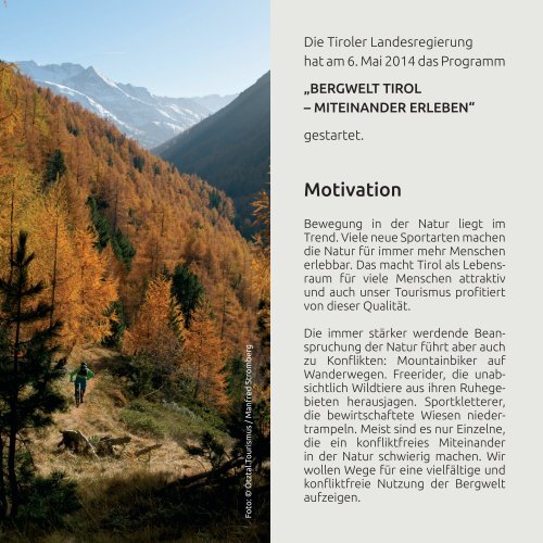 Folder MTB Bergwelt Tirol