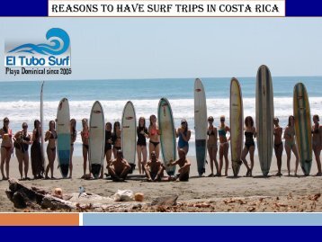 Reasons to have Surf Trips in Costa Rica