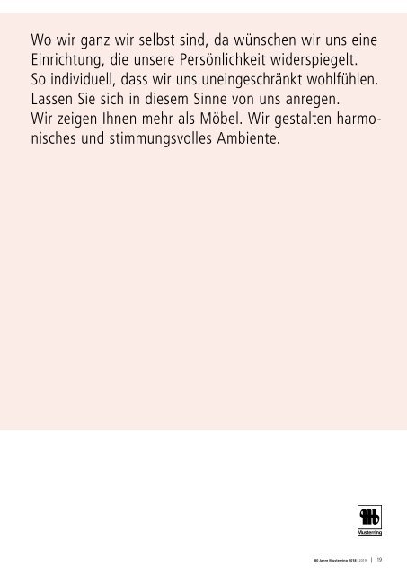 Musterring Wohnbuch 2018/19