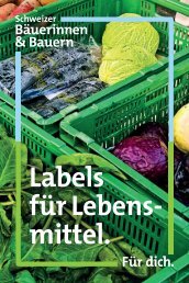 Minibroschüre Labels im Schweizer Lebensmittelmarkt