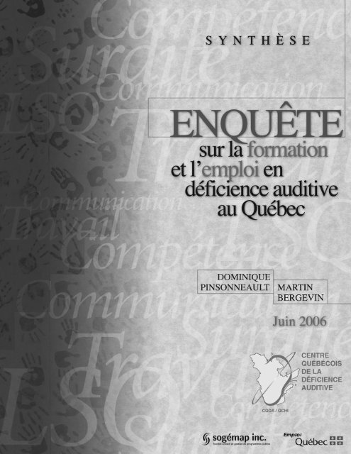 faits saillants de - Emploi-Québec