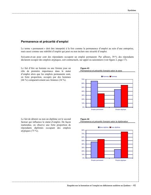 faits saillants de - Emploi-Québec