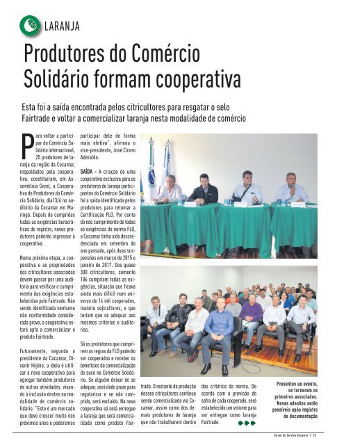 Jornal Cocamar Julho 2018