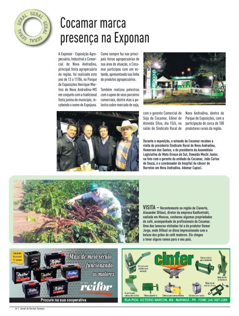 Jornal Cocamar Julho 2018