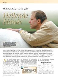 Heilende Hände - Deutsches Institut für Pferdeosteopathie