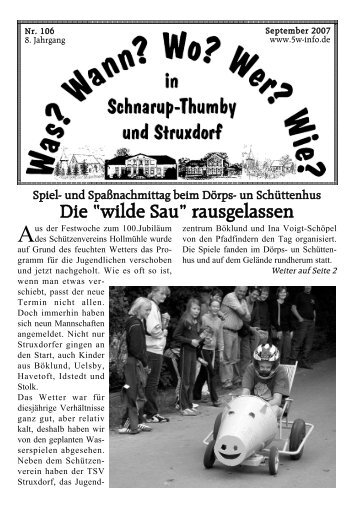 September 2007 - Wann? Wo? Wer? Wie? in Schnarup-Thumby