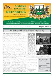 10.06.2011 - der Gemeinde Reinsberg