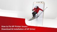 How to Fix HP Printer Issues