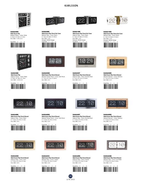 2. Present Time Katalog AW2018