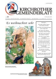 Nr. 02 (Dez. 2008 - 32 Seiten) - Gemeinde Kirchroth