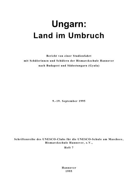 Ungarn: Land im Umbruch - Gerhard Voigt