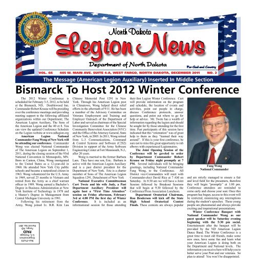 December The American Legion