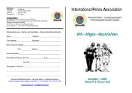 International Police Association - IPA Kempten