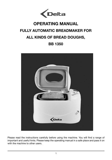 aldi breadmakers