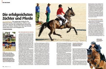 Die erfolgreichsten Züchter und Pferde - Pferd+Sport